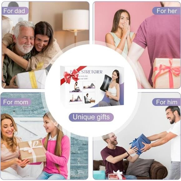 Back Stretcher for Lower Back Pain Relief Adjustable Portable Spine Support - Picture 5 of 7